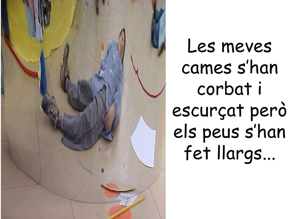 Les meves cames s’han corbat i escurçat però els peus s’han fet llargs...