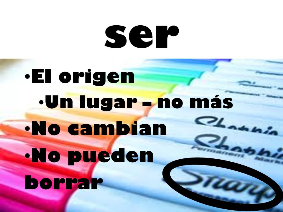 El origen Un lugar – no más No cambian No pueden borrar