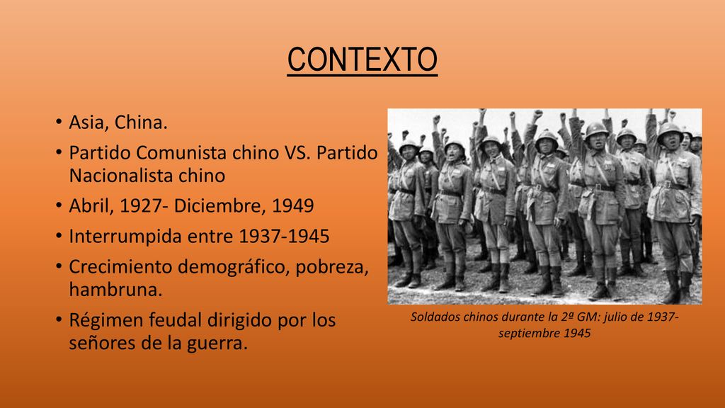 Soldados chinos durante la 2ª GM: julio de septiembre 1945
