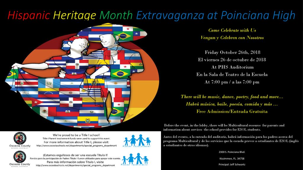 Hispanic Heritage Month Extravaganza at Poinciana High