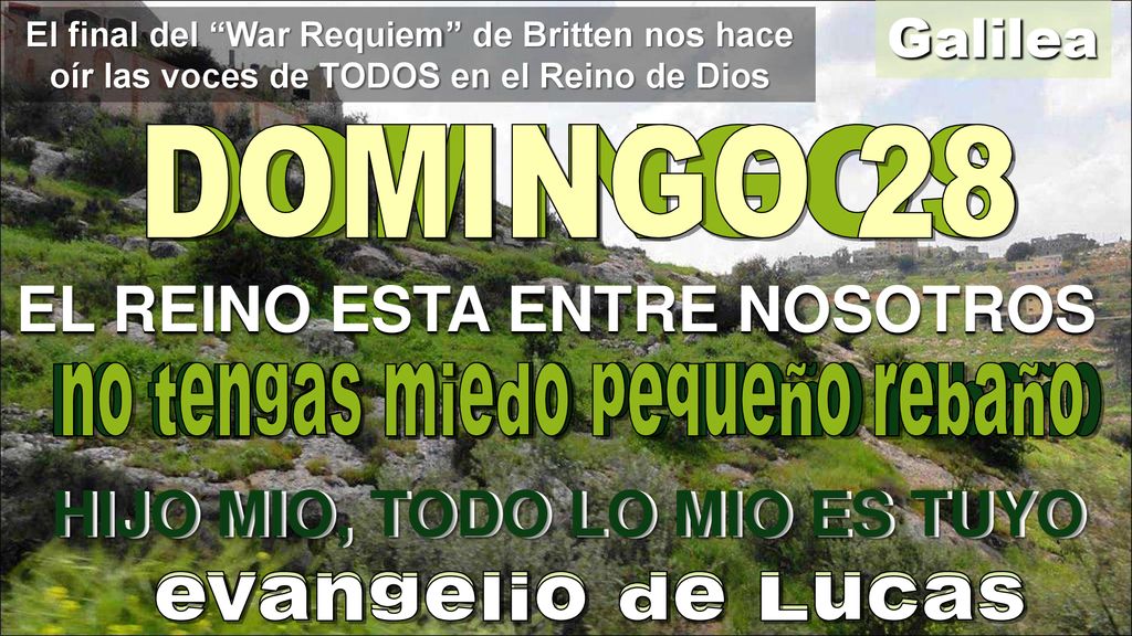 EL REINO ESTA ENTRE NOSOTROS EL REINO ESTA ENTRE NOSOTROS