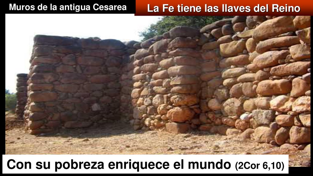Con su pobreza enriquece el mundo (2Cor 6,10)