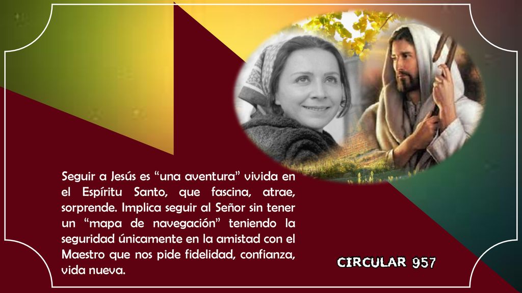 Seguir a Jesús es una aventura vivida en el Espíritu Santo, que fascina, atrae, sorprende.