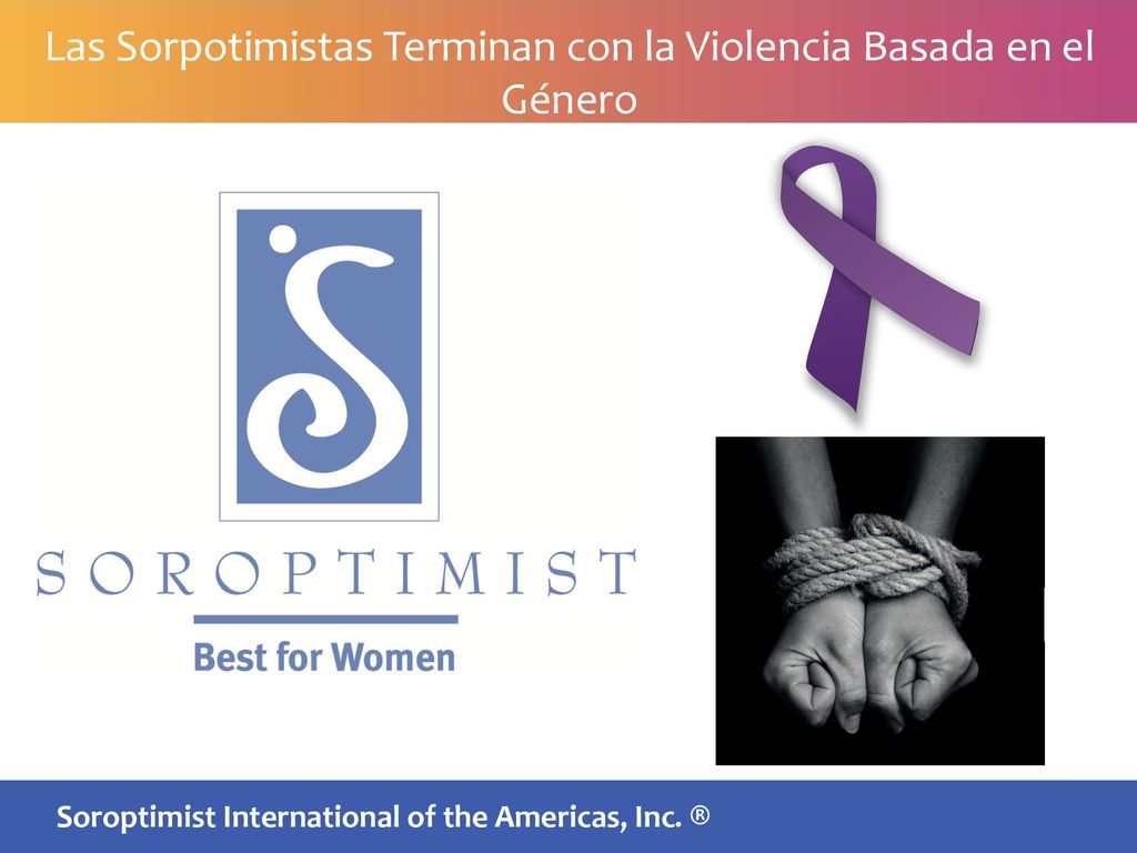 Las Sorpotimistas Terminan con la Violencia Basada en el Género