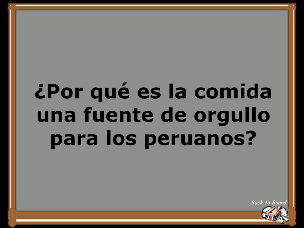 ¿Por qué es la comida una fuente de orgullo para los peruanos