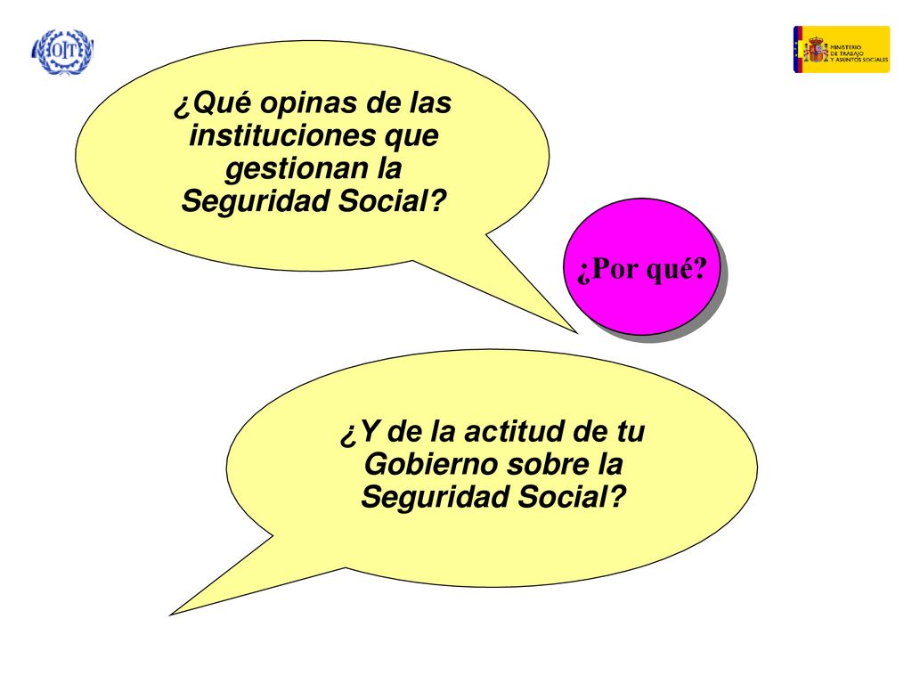 ¿Qué opinas de las instituciones que gestionan la Seguridad Social