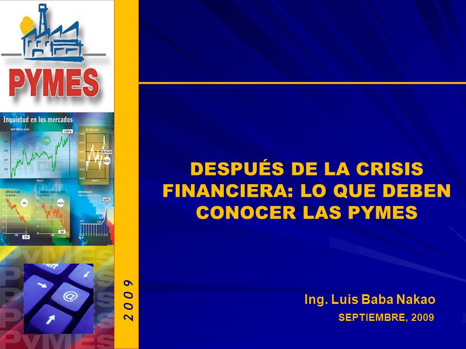 DESPUÉS DE LA CRISIS FINANCIERA: LO QUE DEBEN CONOCER LAS PYMES