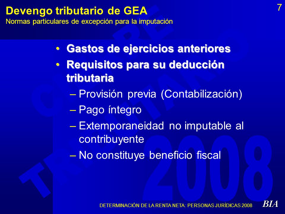 Gastos de ejercicios anteriores