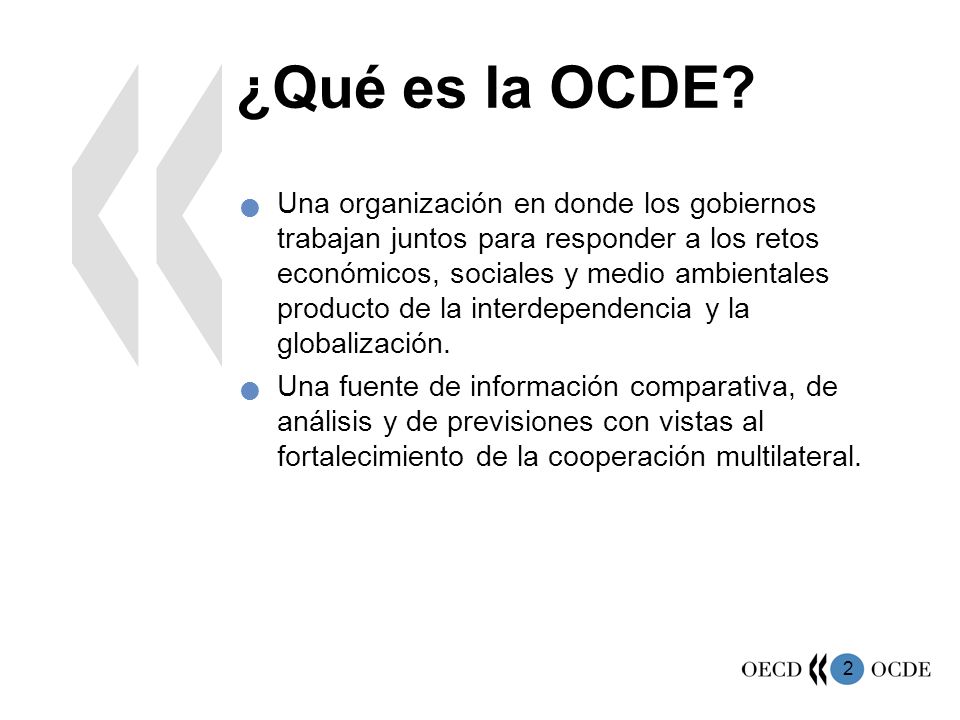 ¿Qué es la OCDE