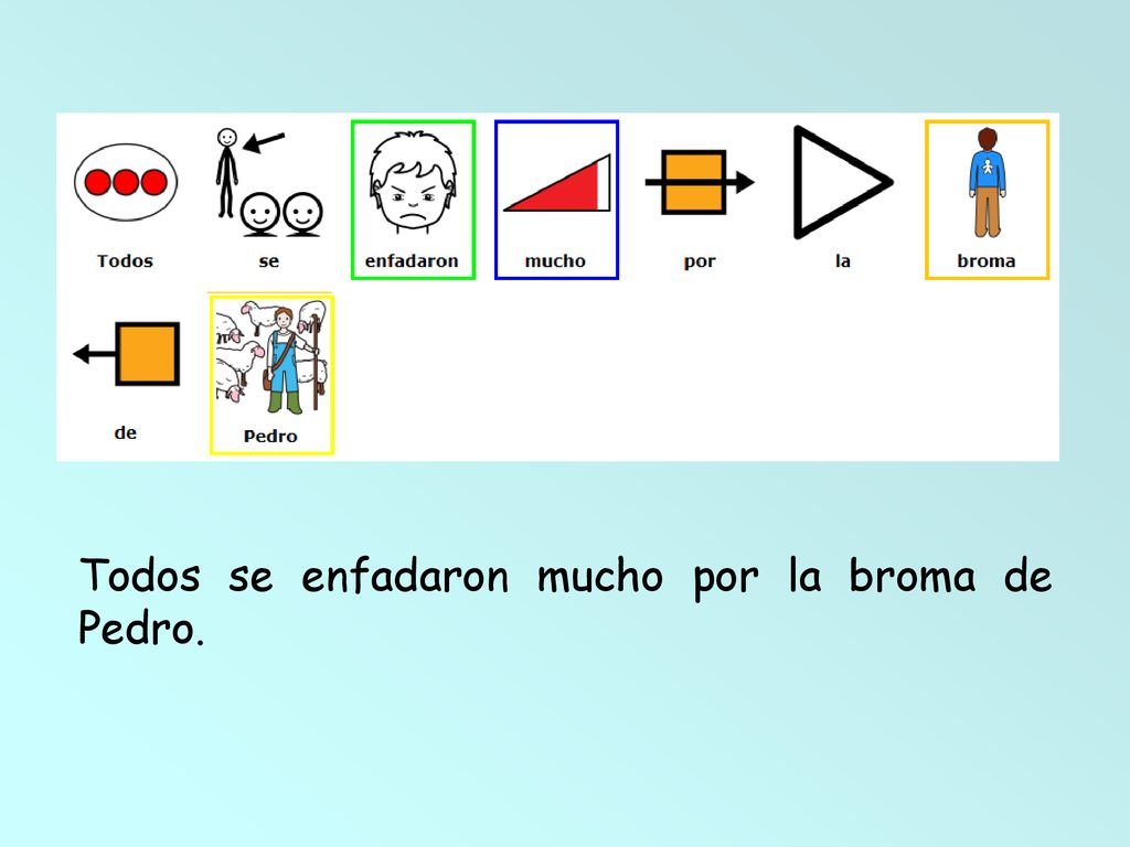 Todos se enfadaron mucho por la broma de Pedro.