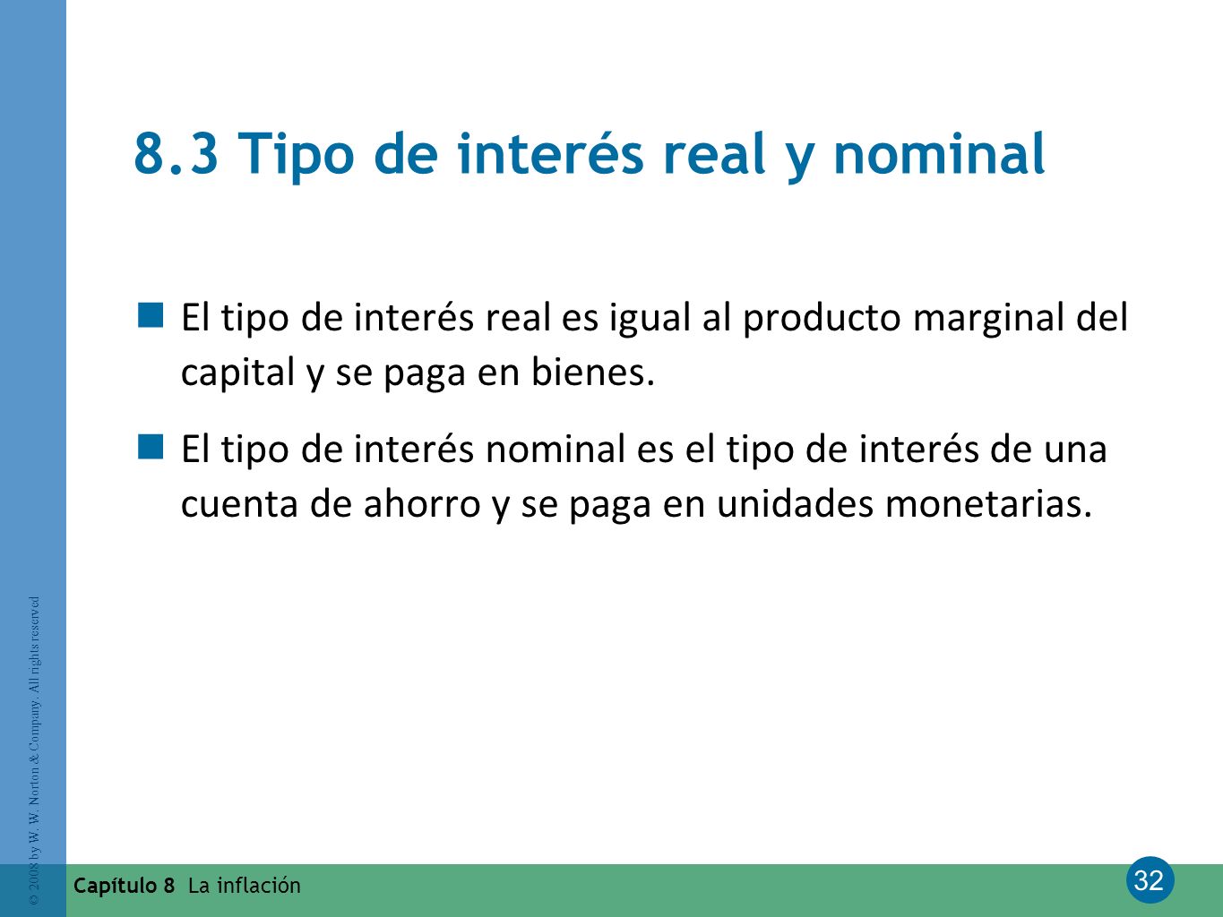 8.3 Tipo de interés real y nominal