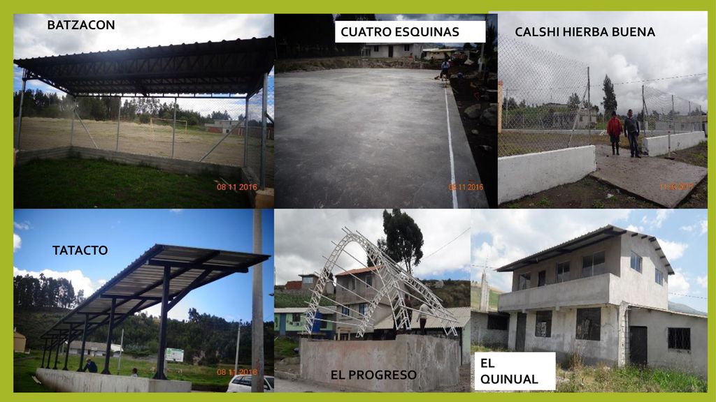 BATZACON CUATRO ESQUINAS CALSHI HIERBA BUENA TATACTO EL QUINUAL EL PROGRESO
