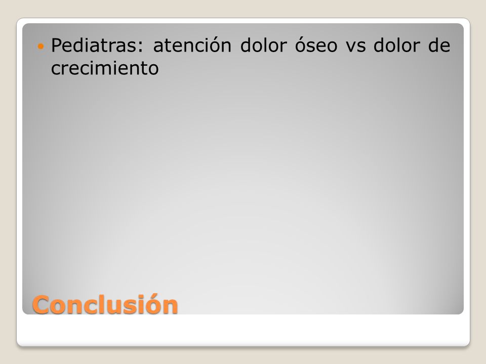 Pediatras: atención dolor óseo vs dolor de crecimiento