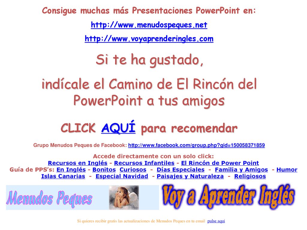 indícale el Camino de El Rincón del PowerPoint a tus amigos