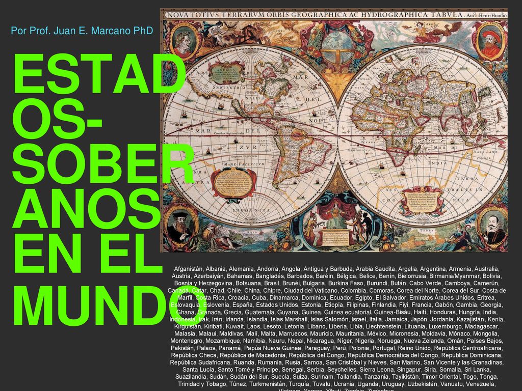 194 Estad os- Sober anos en el mundo Por Prof. Juan E. Marcano PhD