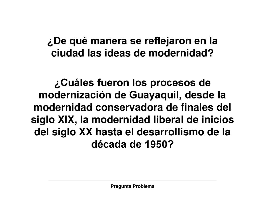 ¿De qué manera se reflejaron en la ciudad las ideas de modernidad