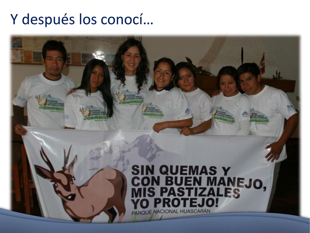 Y después los conocí… Y que invitó a sus demas amigos