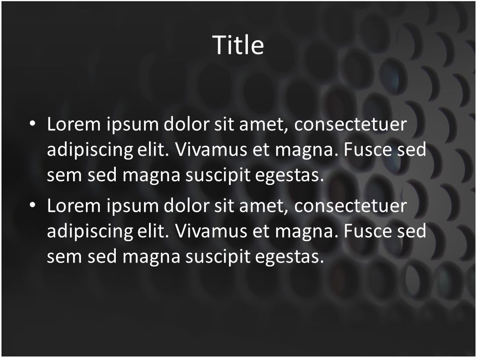 Title Lorem ipsum dolor sit amet, consectetuer adipiscing elit.