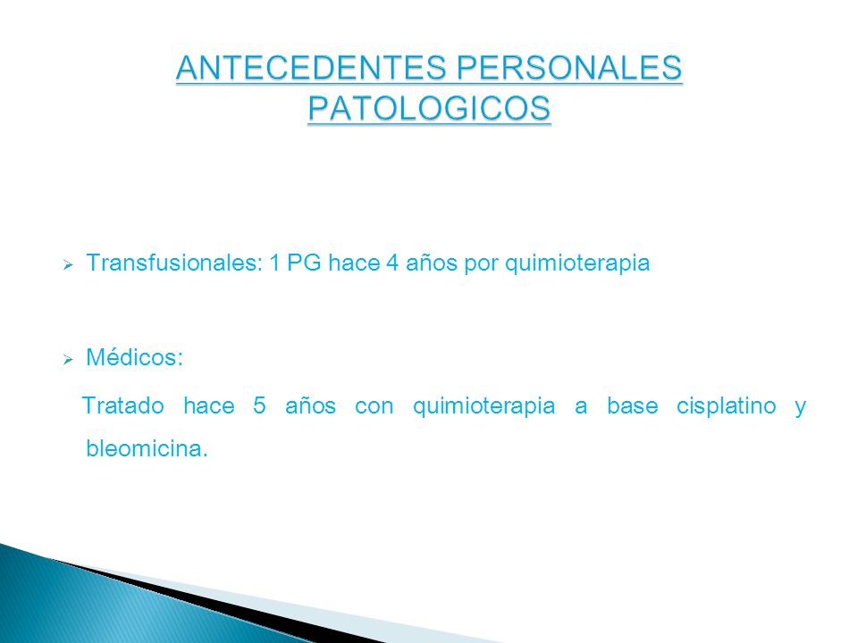 ANTECEDENTES PERSONALES PATOLOGICOS