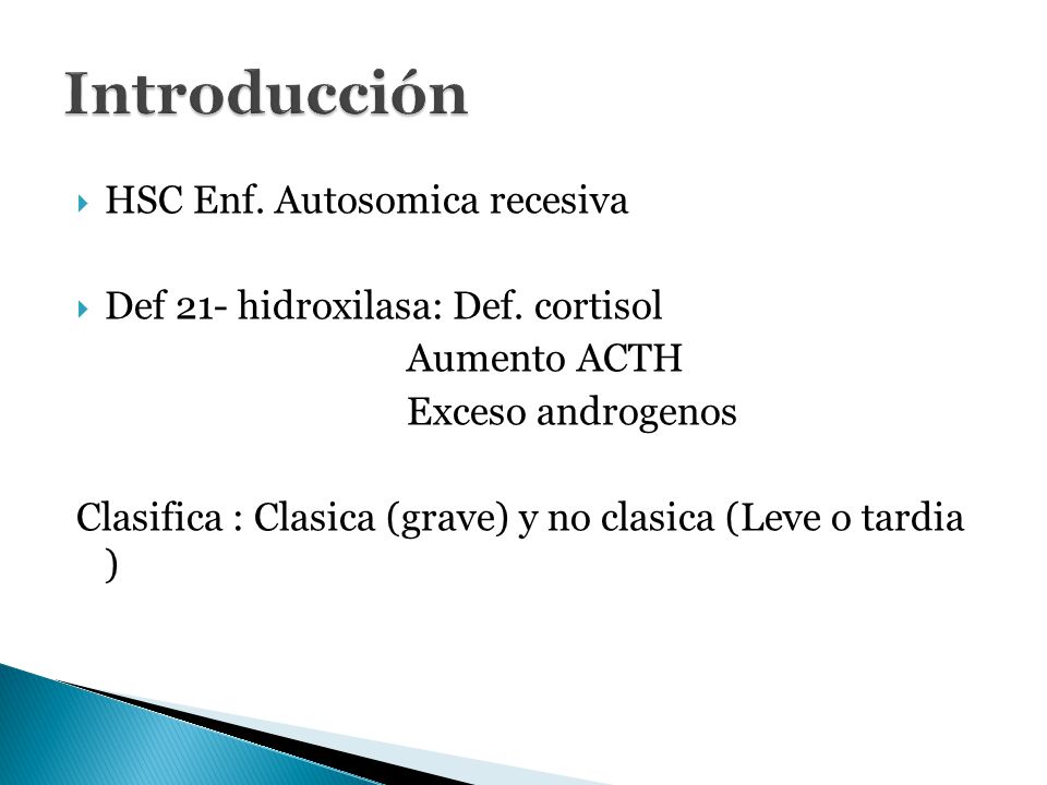 Introducción HSC Enf. Autosomica recesiva