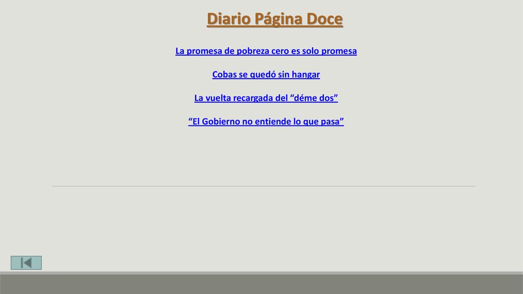 Diario Página Doce La promesa de pobreza cero es solo promesa