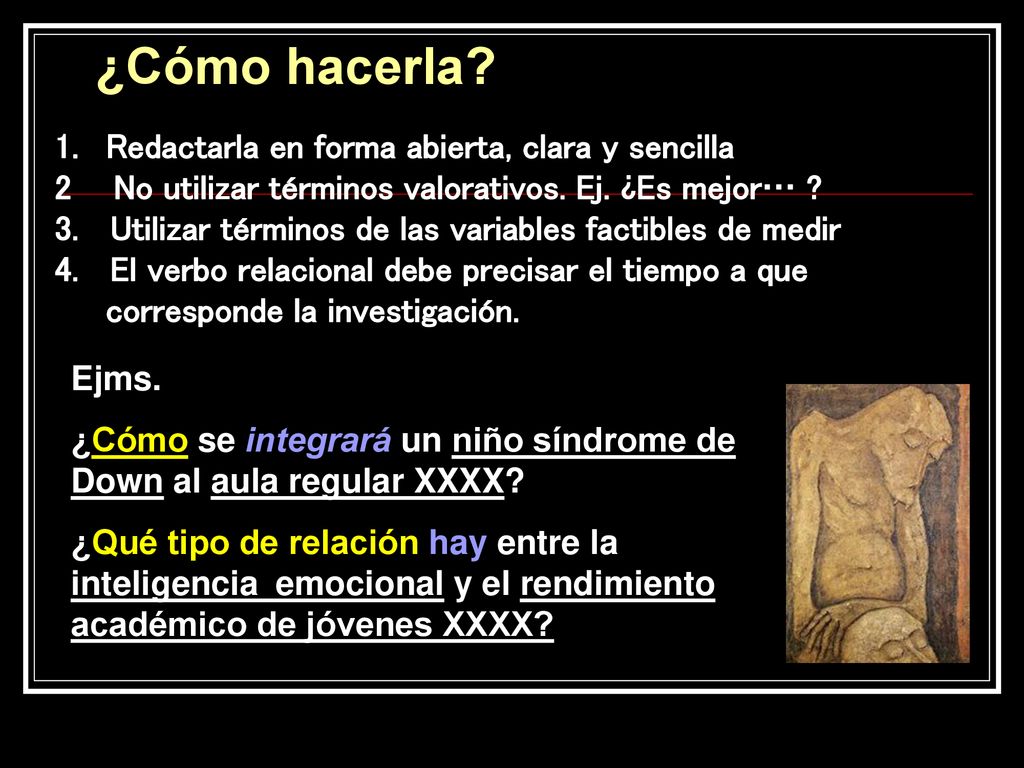 ¿Cómo hacerla Redactarla en forma abierta, clara y sencilla