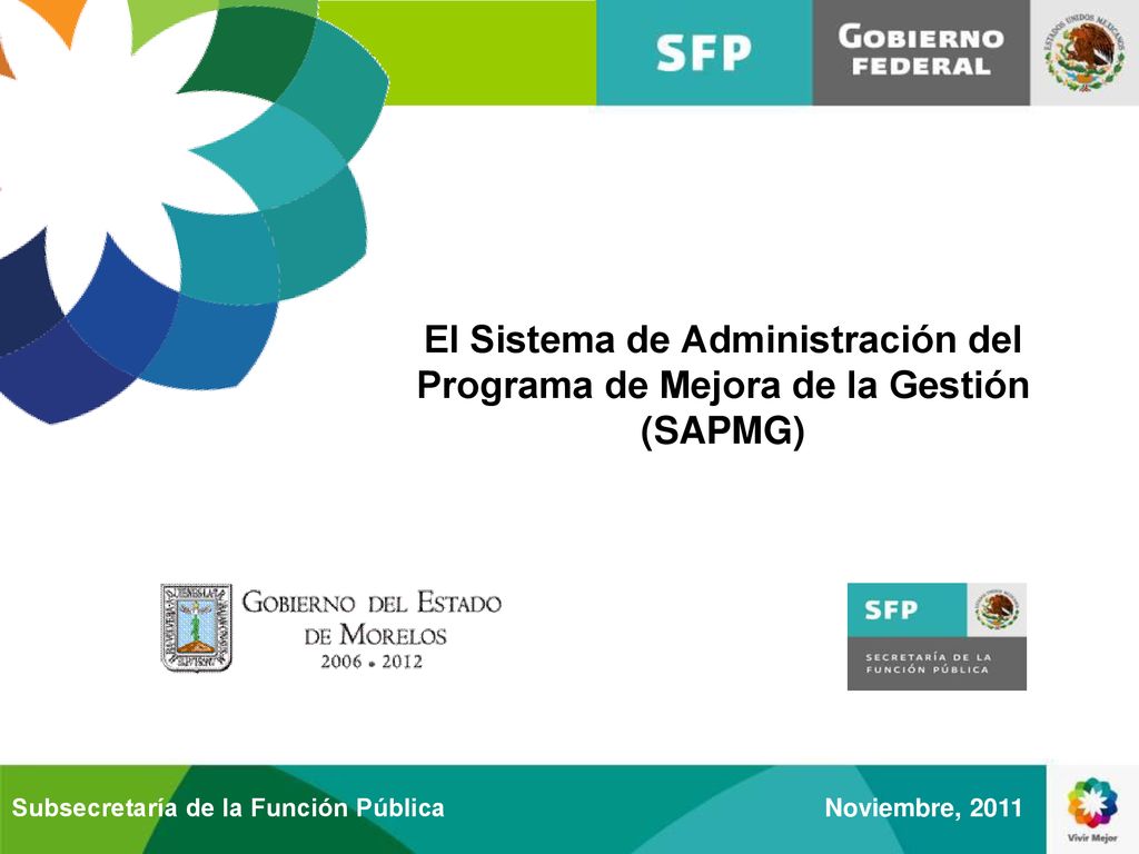 El Sistema de Administración del Programa de Mejora de la Gestión (SAPMG)