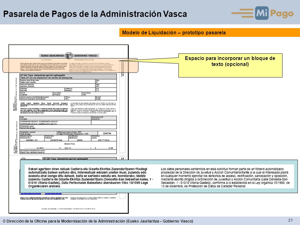 Espacio para incorporar un bloque de texto (opcional)