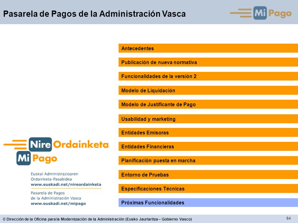 Antecedentes Publicación de nueva normativa. Funcionalidades de la versión 2. Modelo de Liquidación.