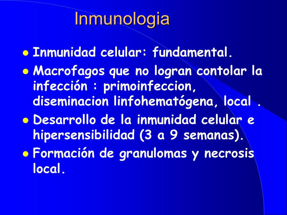 Inmunologia Inmunidad celular: fundamental.