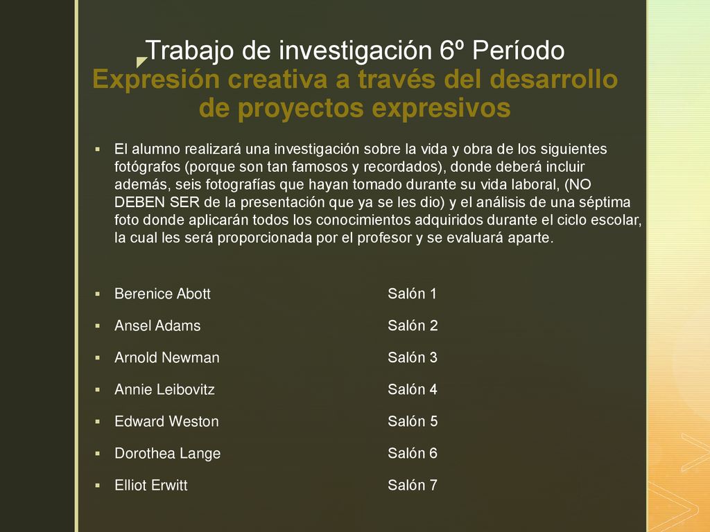 Trabajo de investigación 6º Período Expresión creativa a través del desarrollo de proyectos expresivos