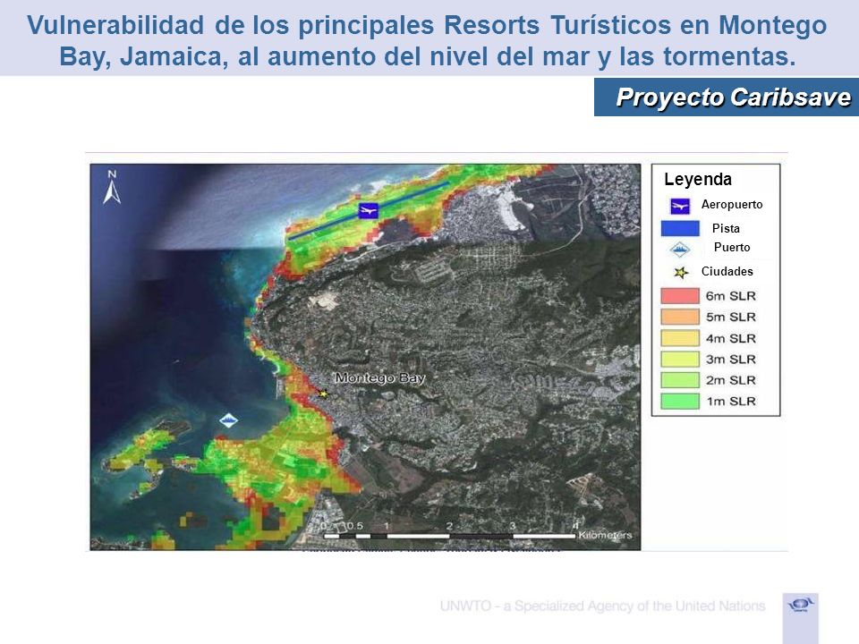 Vulnerabilidad de los principales Resorts Turísticos en Montego Bay, Jamaica, al aumento del nivel del mar y las tormentas.