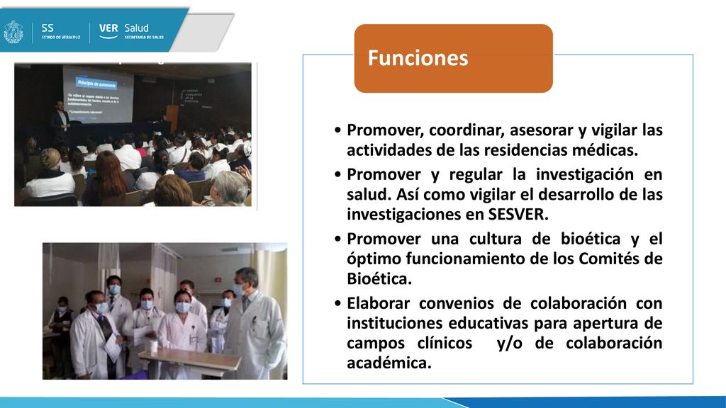 Promover, coordinar, asesorar y vigilar las actividades de las residencias médicas.