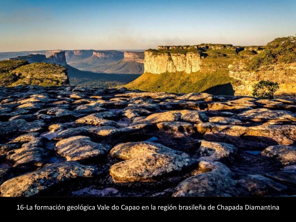 16-La formación geológica Vale do Capao en la región brasileña de Chapada Diamantina