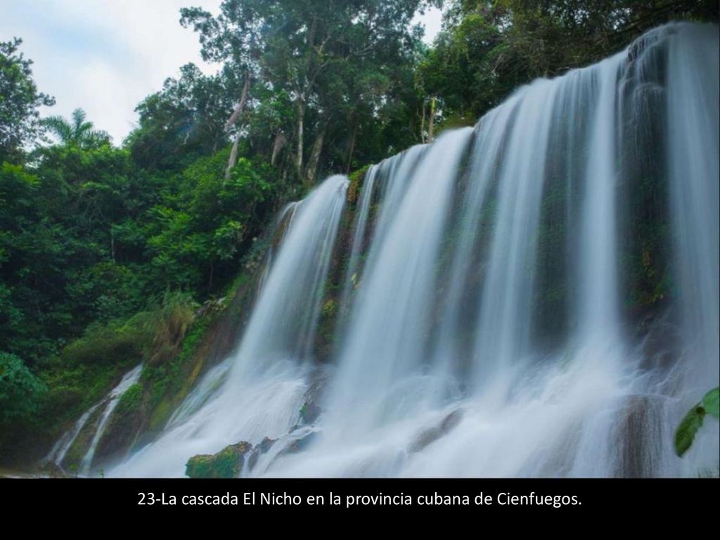23-La cascada El Nicho en la provincia cubana de Cienfuegos.