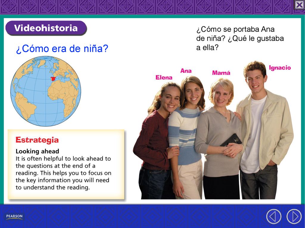 ¿Cómo era de niña ¿Cómo se portaba Ana de niña ¿Qué le gustaba