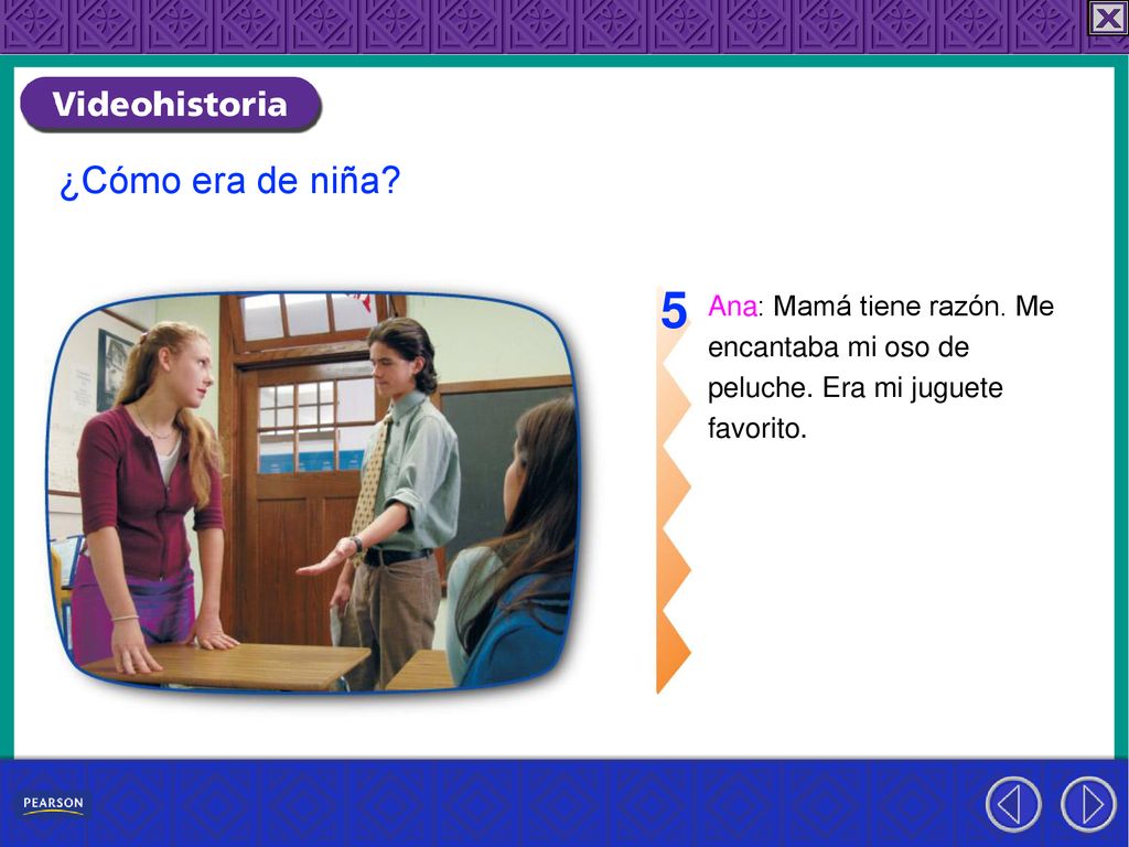 5 ¿Cómo era de niña Ana: Mamá tiene razón. Me encantaba mi oso de