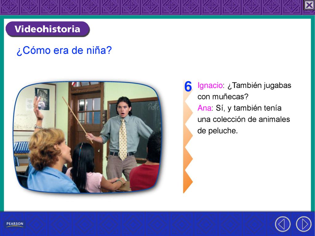 6 ¿Cómo era de niña Ignacio: ¿También jugabas con muñecas