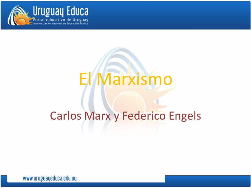 Carlos Marx y Federico Engels