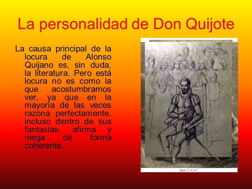 La personalidad de Don Quijote