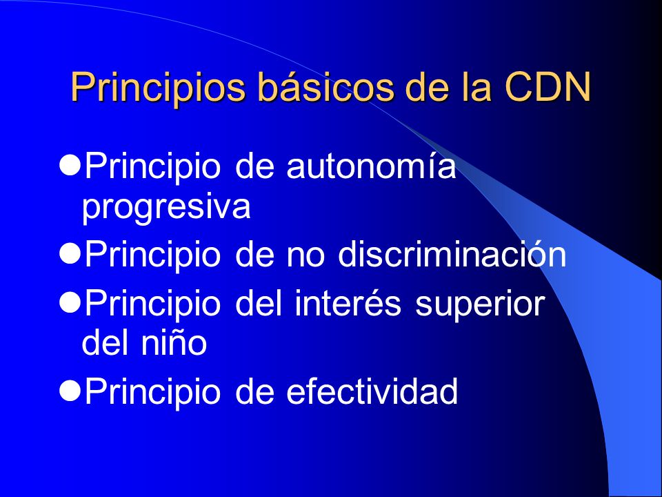 Principios básicos de la CDN