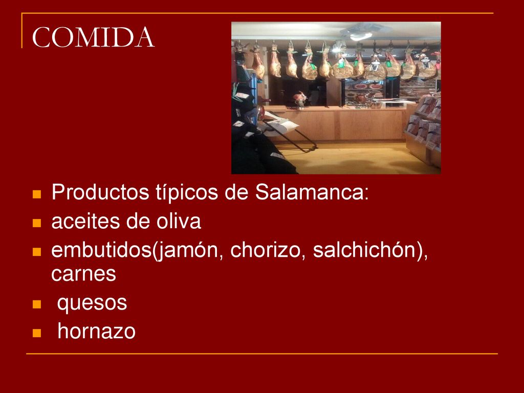 COMIDA Productos típicos de Salamanca: aceites de oliva