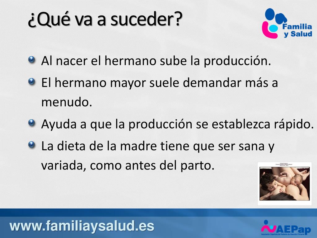 ¿Qué va a suceder Al nacer el hermano sube la producción.