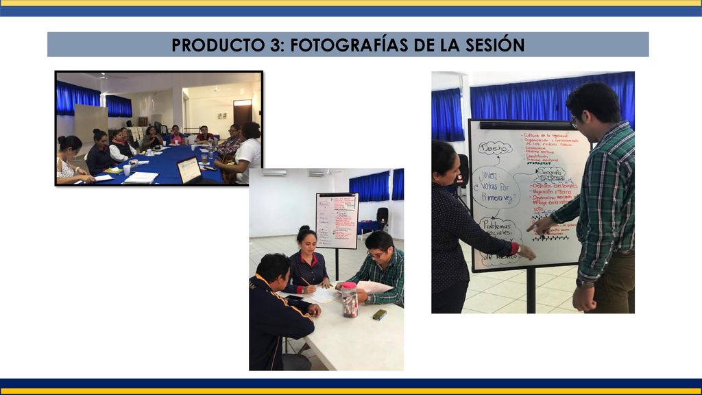 PRODUCTO 3: FOTOGRAFÍAS DE LA SESIÓN
