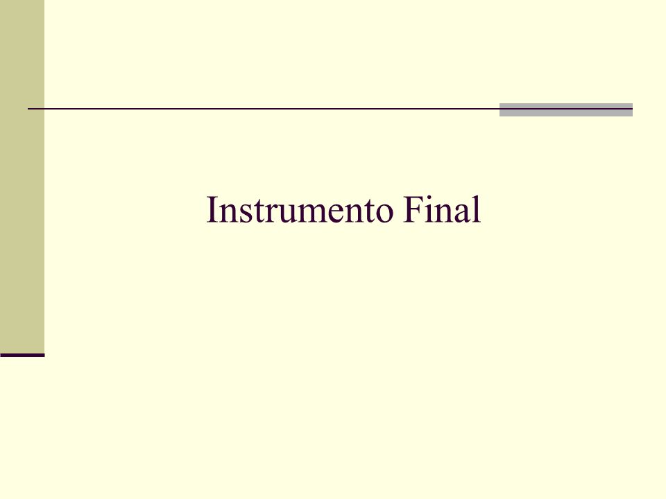 Instrumento Final