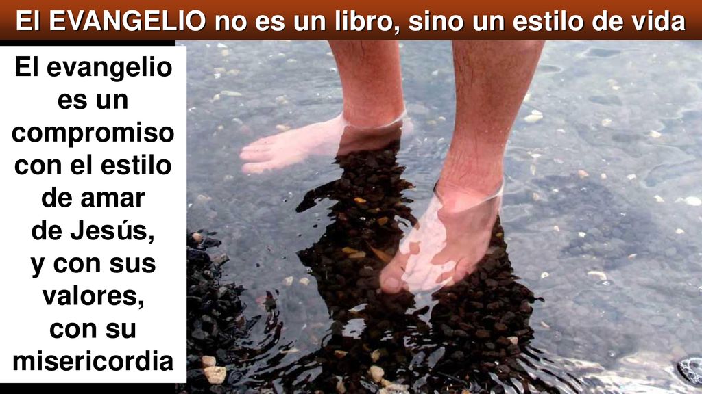 El EVANGELIO no es un libro, sino un estilo de vida