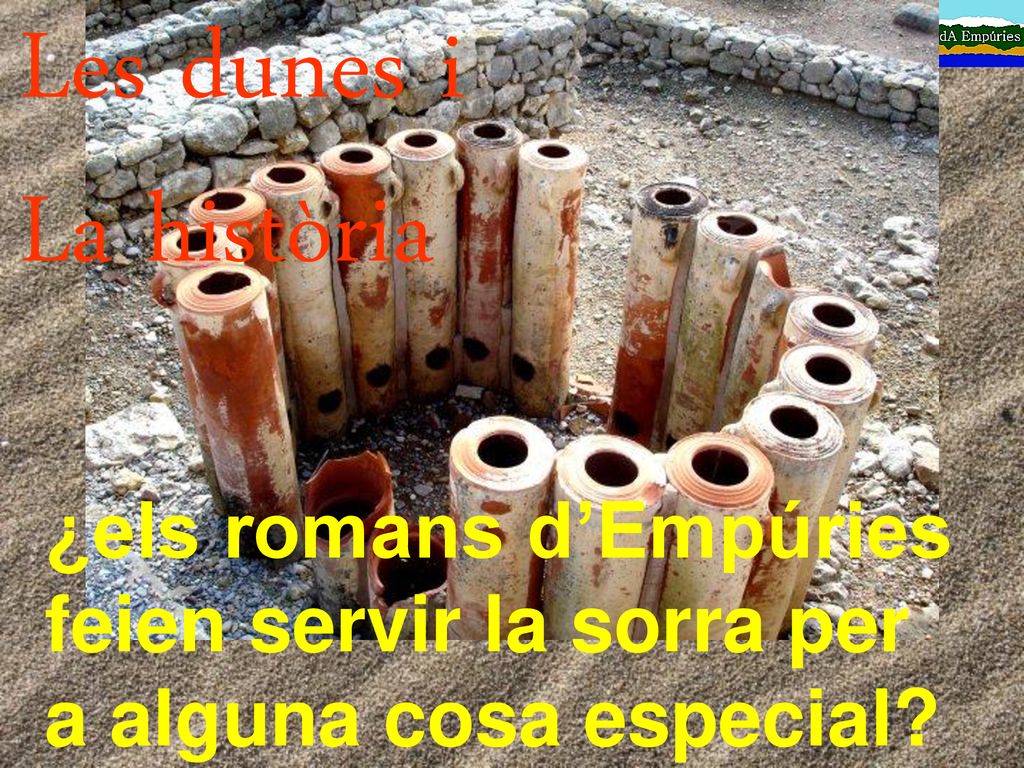 Les dunes i La història ¿els romans d’Empúries feien servir la sorra per a alguna cosa especial