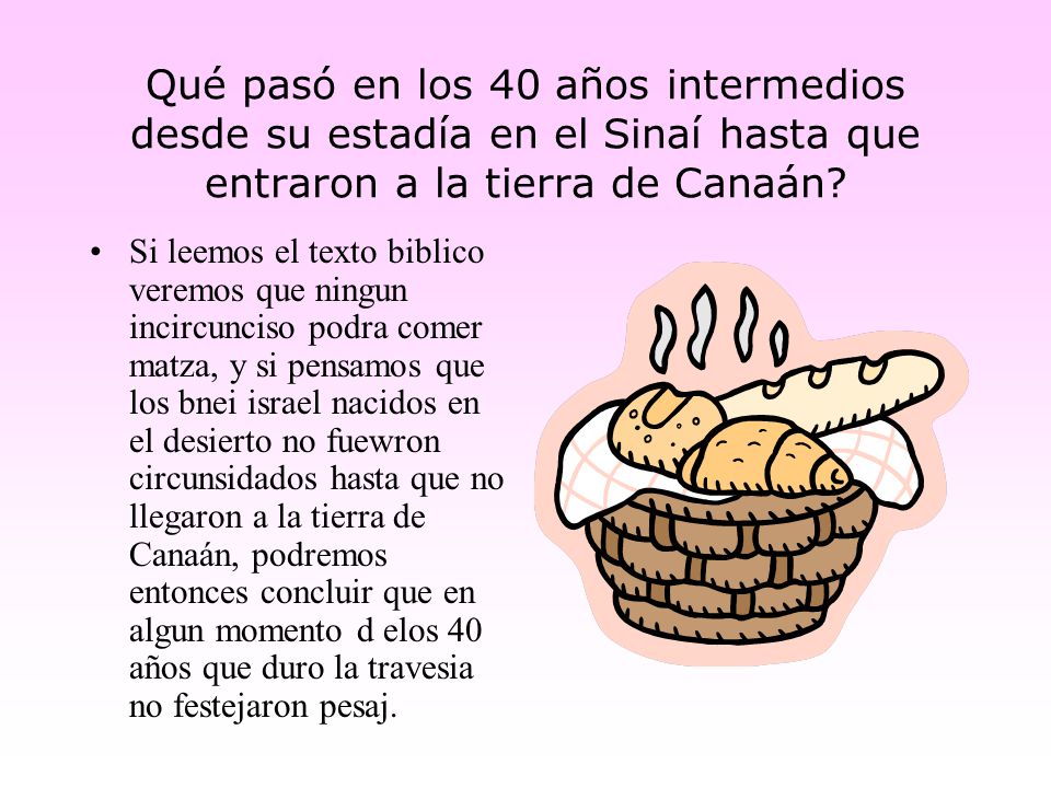 Qué pasó en los 40 años intermedios desde su estadía en el Sinaí hasta que entraron a la tierra de Canaán