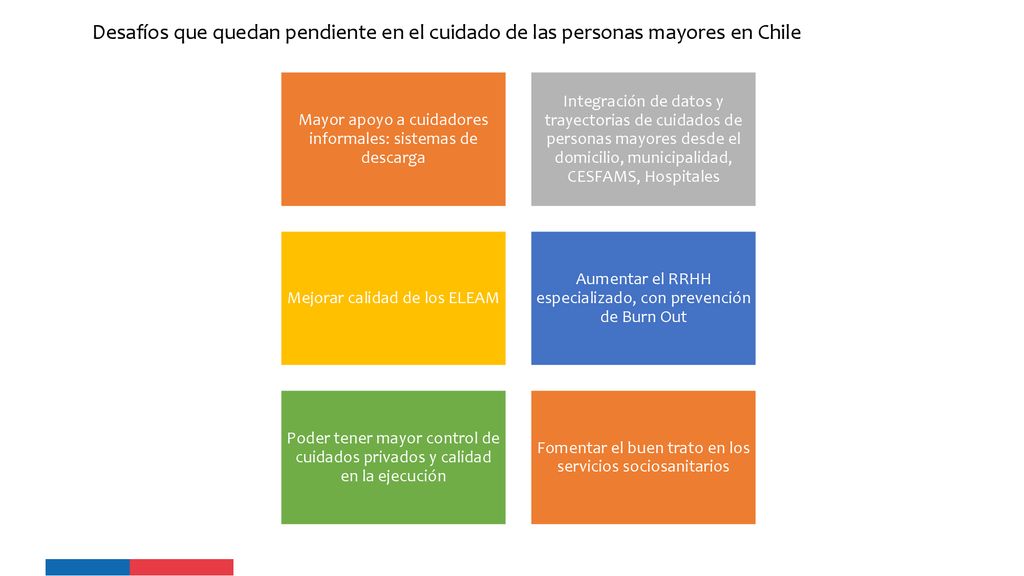 Desafíos que quedan pendiente en el cuidado de las personas mayores en Chile
