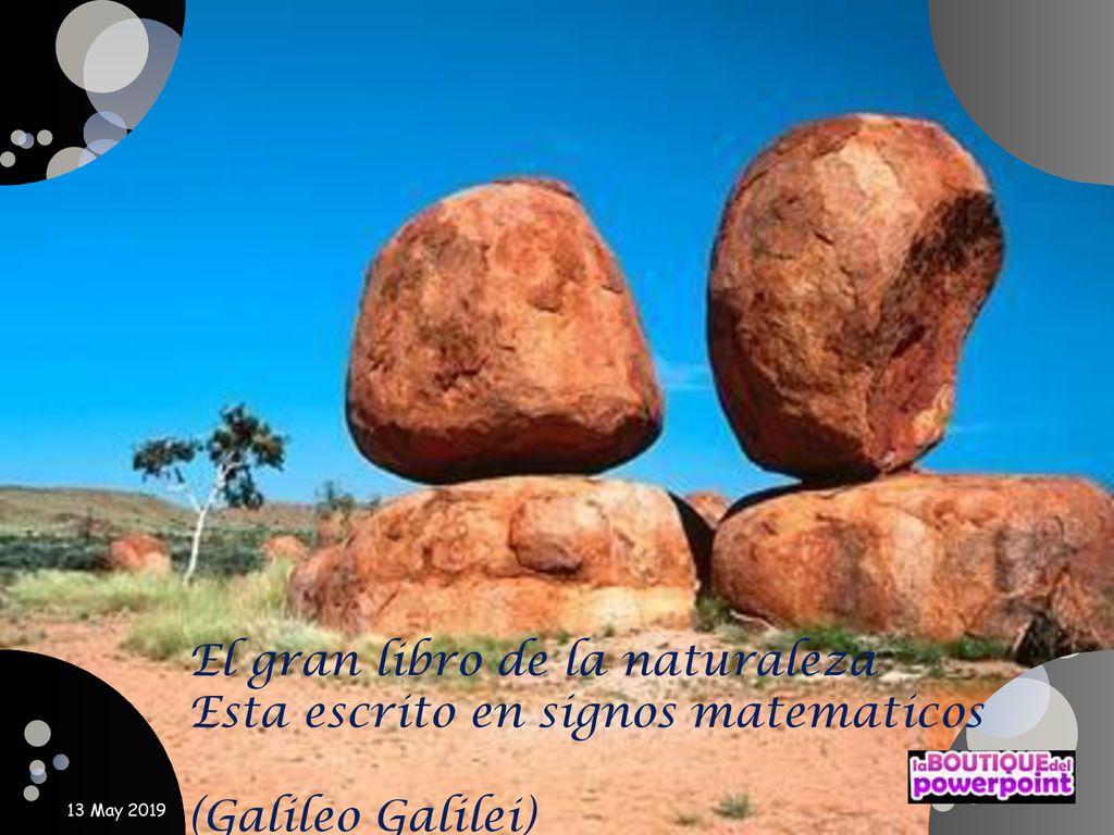 El gran libro de la naturaleza Esta escrito en signos matematicos